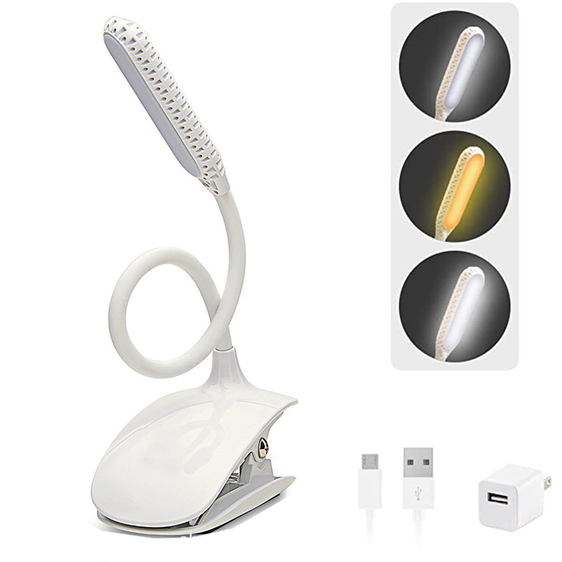 Mengen Book Light for Reading in Bed, Multi Brightness Reading Light