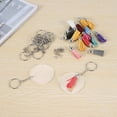 thumbnail image 6 of 64 Pcs Acrylic Transparent Discs Blank Keychains Circle Key Chains and Tassel Pendant Keyring for DIY Project and Crafts Metal + Acrylic three colors, 6 of 8