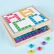thumbnail image 1 of Tablero de matemáticas de madera perfecl Montessori Con Juego de Mesa de Conteo de Cartas para niños, 1 of 8