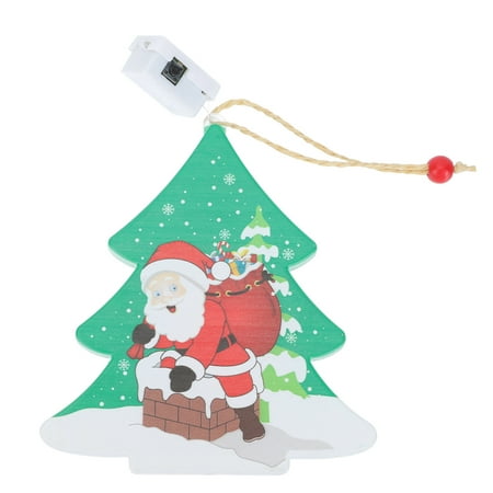 

1pc Creative Glowing Christmas Pendant Christmas LED Hanging Lamp Decor