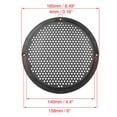 thumbnail image 2 of Altavoz Grill X AUTOHAUX de 6,49 pulgadas de plástico negro para coches, 4 unidades, 2 of 7