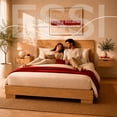 thumbnail image 3 of Cama Con Cabecera Matrimonial Essi,Atlas Del Descanso Color Roble, 3 of 6