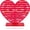 Red, variant on Heart-Shaped Acrylic Earring Holder Stand for Studs & Dangles, Romantic Jewelry Organizer for All Ages, Vanity Dresser or Boutique Decorative Display Holds 75-80 Pairs with 171 Holes (Red)