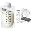 Tommee Tippee Pump and Go All-in-One Breast Milk Starter Set with Bonus Milk Pouch, 20-Count