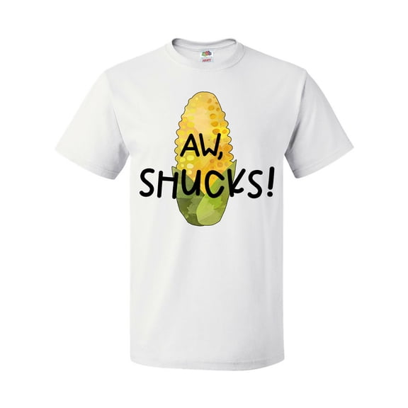 Inktastic Aw, Shucks Corn on the Cob Humor T-Shirt