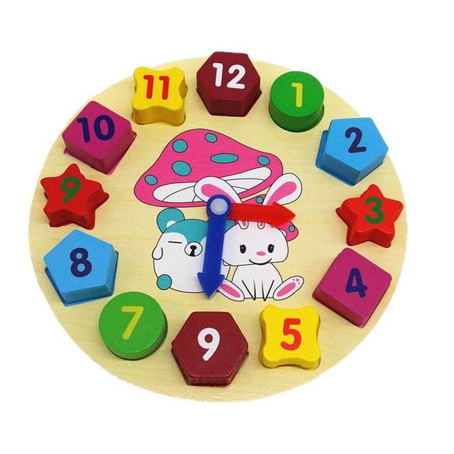 Juguetes Educativos Preescolares Montessori Con Reloj De Clasificación Para Niños