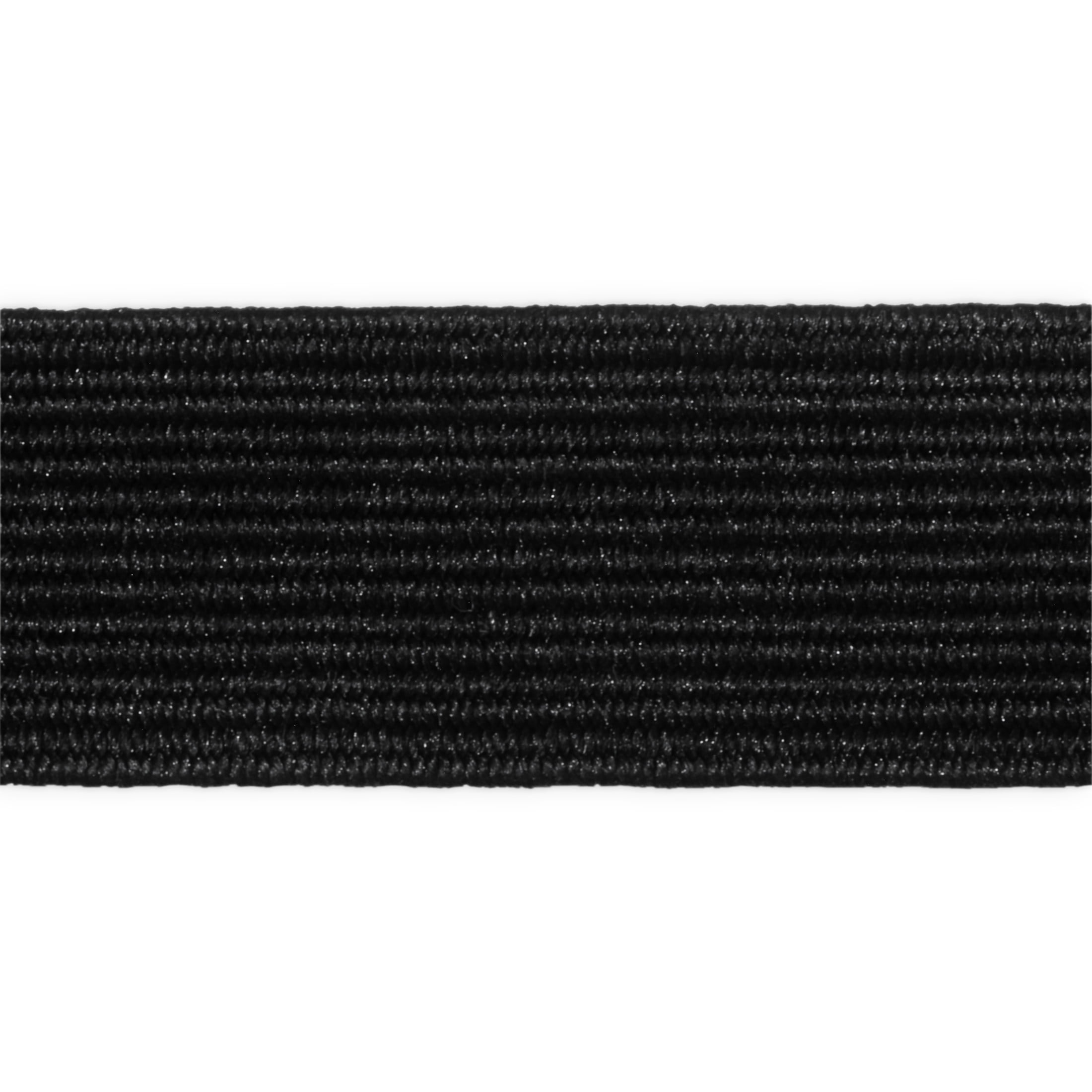 (4 pack) Dritz Sewing & Crafting 1/2" Black Braided Elastic, 4-1/2 yd