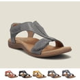 thumbnail image 1 of Sandalias ortopédicas cómodas para mujer, sandalias ortopédicas Sursell, sandalias planas informales para la playa, 1 of 5