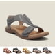 thumbnail image 1 of Sandalias ortopédicas cómodas para mujer, sandalias ortopédicas Sursell, sandalias planas informales para la playa, 1 of 5