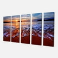 thumbnail image 2 of Colorful Sunset with Bright Waters - Seashore Canvas Art Print, 2 of 3
