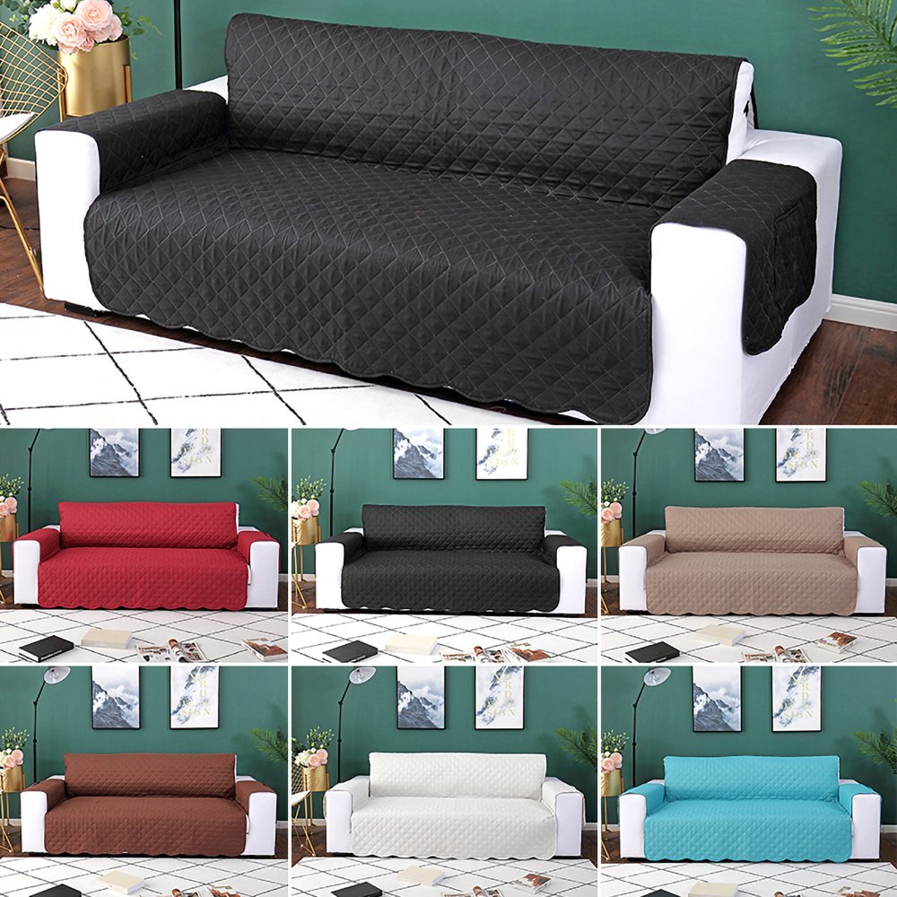 UKAP Sofa Cover Quilted Couch Covers 1 2 3 Seater Recliner Slipcovers Pet Protector Walmart
