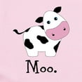 thumbnail image 2 of CafePress - Moo Cow Body Suit - Baby Light Bodysuit, Size Newborn - 24 Months, 2 of 4