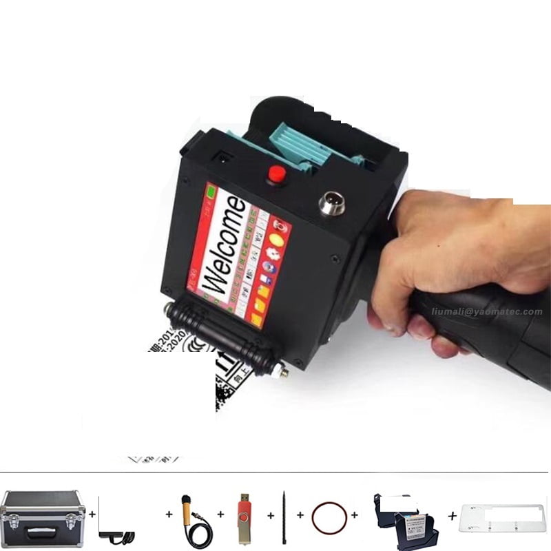 5CM Bar Batch Code Variable Date Serial Number Expiry Date Label Online Mask Hand Jet Handheld Thermal Inkjet Printer