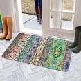thumbnail image 5 of Bohemian Retro Geometric Patterns (2) Welcome Doormat for Indoor/Outdoor Entrance Bohemian Retro Geometric Patterns (2) Decoration Door Mat Kitchen Door Mat Bedroom Doormat 17x30 Inch, 5 of 6