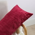 thumbnail image 6 of Home Soft Things Textured Velvet Pillow Covers (Set of 2), - Tango Red - 14" x 26", 6 of 6