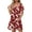 Wine, variant on GaThRRgYP Summer Short Sleeve Dress,Women's Fashion Summer Print Short-sleeved V-neck Casual Dress Gold S