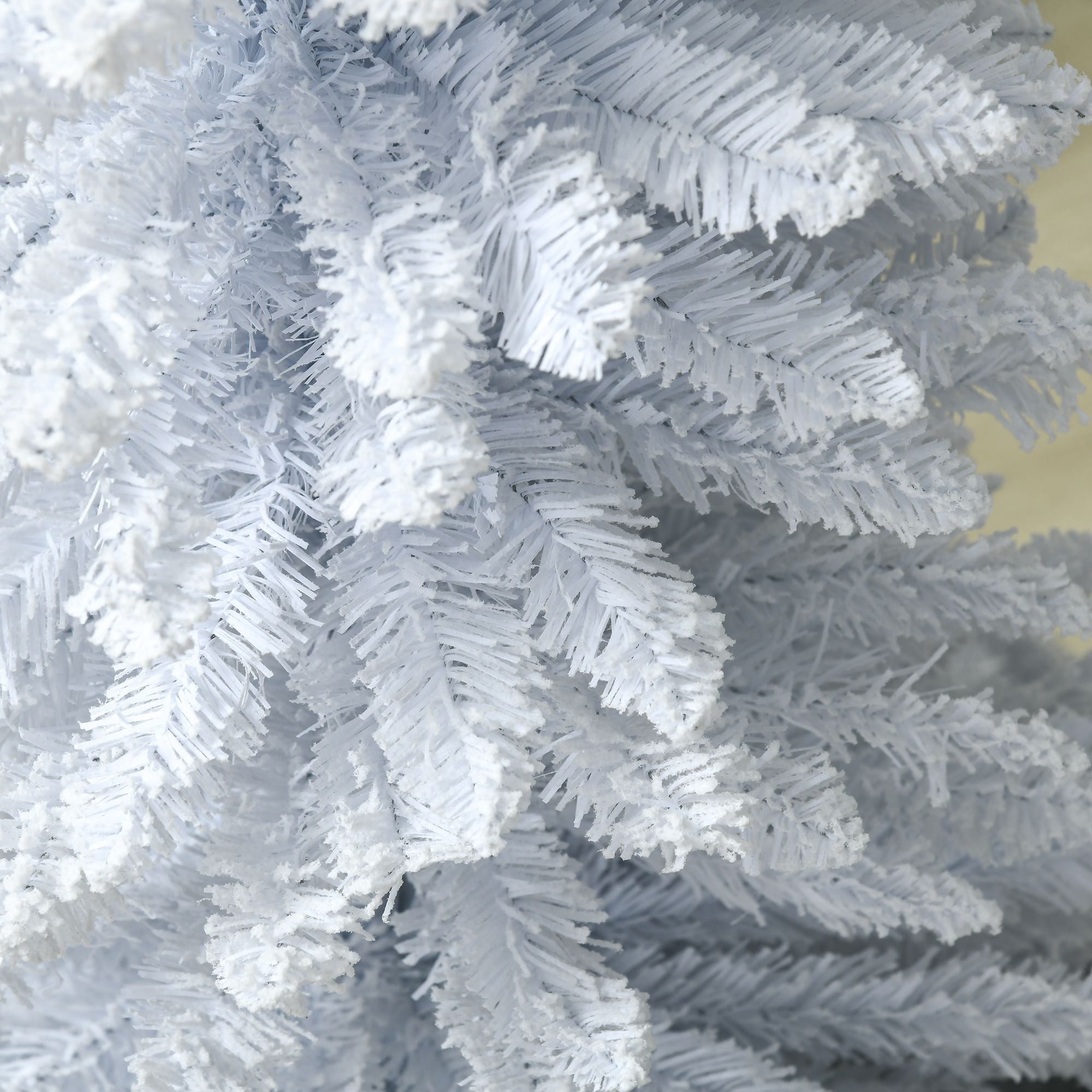 Slim Snow Flocked Artificial Pencil Christmas Tree, 5 ft, 294 Tips, Indoor Holiday Decoration
