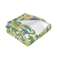 thumbnail image 2 of Toddler Blanket For Boys Girls Adult Lightweight Baby Kids Blanket Cute Soft Dinosaur Blankets Comfy Fleece Flannel Plush Crib Throw Blankets Gifts 50"X40", 2 of 7