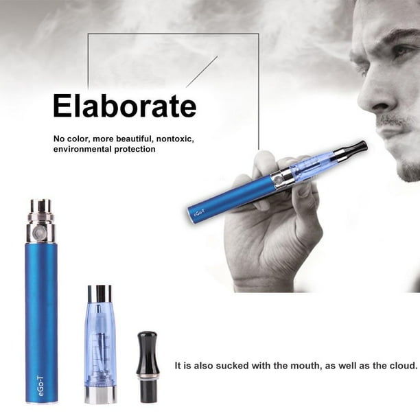 Kit de cigarrillo electrónico EGo-T CE4 1100mAh Clearomizer Pen Vape (Azul)