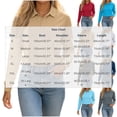 thumbnail image 3 of Elwylmiz Women's Long Sleeve Tops Collared Polo Shirts with Pocket Slim Fit Casual Work Office Athletic Basic Shirt, 3 of 7