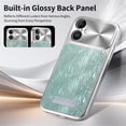thumbnail image 4 of Case For Apple iPhone 16 Plus 6.7-inch, Compatible with MagSafe Water Ripple Electroplated Frame ShockProof Protective Car Mounted Magnetic Case,Green,For iPhone 16 Plus, 4 of 6