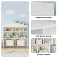 thumbnail image 4 of Toy Storage Organizer 9-Cubby Kids Bookshelf 40.7in Width White Bookcase Toddlers Playhouse Cabinet Shelf for Boys Girls Wooden Cubby Storage Toy Shelf for Playroom, Nursery, Kids Room, 4 of 9
