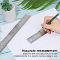 thumbnail image 4 of Cork Back Rulers, 3pcs Cork Backing Metal Rulers Multipurpose Skid Resistant Precise  for Classrooms for Home, 4 of 7