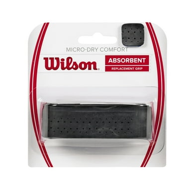 Wilson Micro-Dry   Comfort Tennis Racket Replacement Grip - Black