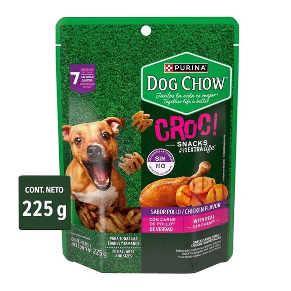 Snack para perro Purina Dog Chow Dog Chow Croc Todas Razas 225g