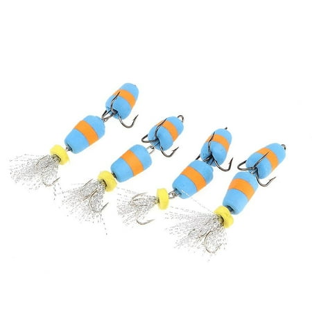 4pcs Topwater Lures Floating Bait Crankbaits Jerkbaits Soft Lures Swimbaits