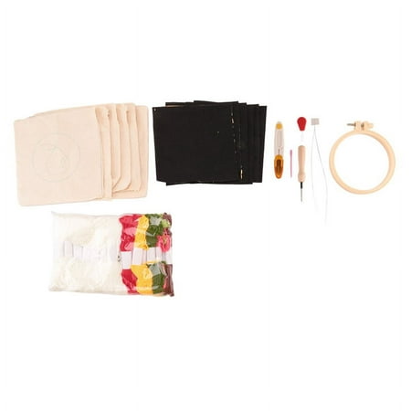 

Punch Needle Coaster Kit Easy Punch Needle Coasters Kits for Adults Beginners 6 Pattern Tufted