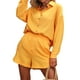 thumbnail image 4 of VISgogo, pantalones cortos para mujer, traje de ocio, estampado a la moda/color sólido, manga larga, camisa de un solo pecho, pantalones cortos con cintura elástica VISgogo moda, 4 of 9