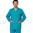 thumbnail image 1 of El estiramiento médico unisex de 4 direcciones del uniforme médico friega el conjunto médico friega la parte superior y los pantalones, 1 of 2