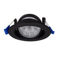 thumbnail image 4 of Estevez Luminario LED dirigible para empotrar en techo con Switch CCT, Modelo Dots CCT, Color Negro, 4 of 9