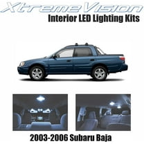 XtremeVision Interior LED for Subaru Baja 2003-2006 5 Pieces Cool White Interior LED Kit Installation Tool