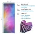 thumbnail image 2 of Rainbow Tie Dye Cloud Pattern Hot Yoga Mat Towel Non Slip for Hot Yoga - Quick-Drying Yoga Mat Cover with 4 Corner Pockets with Travel Bag - Hot Yoga Towel Non Slip 74"x26", 2 of 6