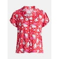 thumbnail image 5 of Hello Kitty Women's Valentine's Day Shorty Pajama Set, 2-Piece, Sizes XS-3X, 5 of 5