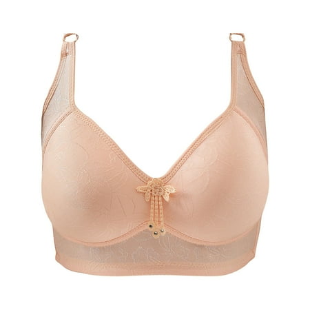

KDDYLITQ Women Bra Adjustable Straps Bralette Full Coverage Push Up Support 18 Hour Complexion 40