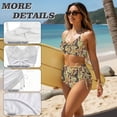 thumbnail image 4 of XYZCANDO Couple Matching Beach Outfit Hawaiian Swimwear Duck Hunting Men Board Shorts Two Piece Women Tummy Control Bikini His and Hers Set for Summer Vacation Resort Wear Cruise Outfit, 4 of 6
