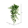 thumbnail image 2 of Vickerman 34" Artificial Green Ivy Hanging Bush., 2 of 2
