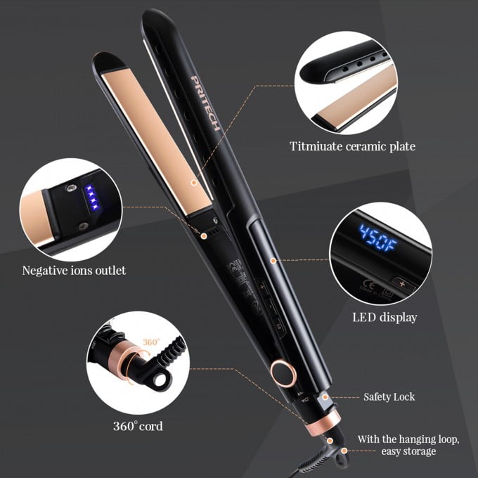 dual voltage hair straightener walmart