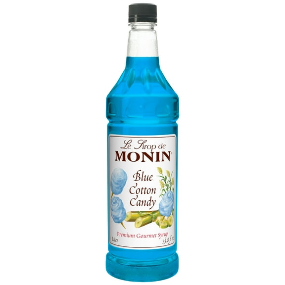 (Price/Case)Monin M-FR092F Monin Blue Cotton Candy 4Pk-1L