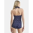 thumbnail image 3 of Simply Slim Women's and Women's Plus Glam Sheath One Piece Swimsuit, Sizes S-3X, 3 of 5