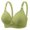 Green, variant on Bras for Women Push Up Plus Size Breathable Daily Underwear Small Print Bra Pink XS-4XL