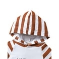 thumbnail image 3 of Nituyy Babies Thanksgiving Day Romper, Printed Pattern Hooded One-piece, 3 of 7