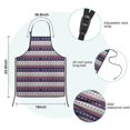 thumbnail image 7 of Dark Blue Christmas Reindeer and Donkey Pattern Kids Aprons for Girls and Boys,Adjustable Neck Strap Toddler Aprons for Kids Cooking Baking, 7 of 7
