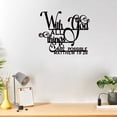 thumbnail image 6 of With God All Things Are Possible Metal Wall Decor - Scripture Wall Art with Bible Verses, 11.8"x10" Black Christian Inspirational Word Hanging Decor for Living Room Home Office Church, 6 of 6