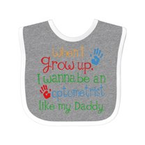 Inktastic Optometrist Like Daddy Boys or Girls Baby Bib