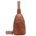 thumbnail image 2 of Pu crossbody bag shoulder satchel chest bag waist bag cell phone wallet, 2 of 8
