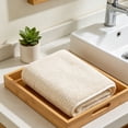 thumbnail image 6 of 8 Colors Microfiber Fleece Towel, Super Absorbent Soft Face Towel for Home, Gentle Reusable Washcloth for Face Drying Bathroom Hand Towel, Beige, 6 of 7